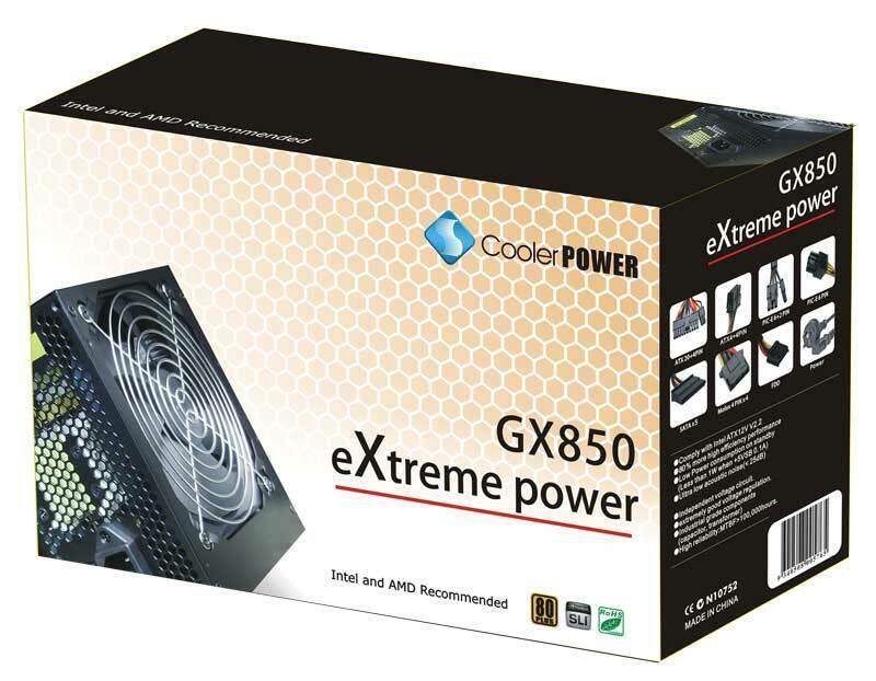 850W ATX Cooler EXTREME Power Supply Silent Fan PSU Desktop Computer PC Gaming - BESTA