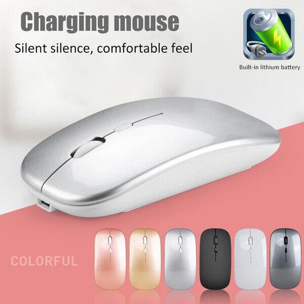 2.4GHz Wireless Dual Mode Charging Mouse for Computer Notebook Office (White) - BESTA