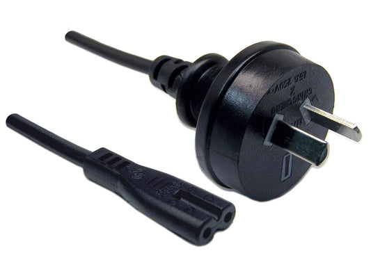 2-Pin AU Core Figure 8 IEC-C7 2 Hole AC Power Cord Cable Lead SAA approval - BESTA