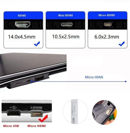 Mini HDMI / micro HDMI to HDMI (female) Adapter Full HD 4K - BESTA