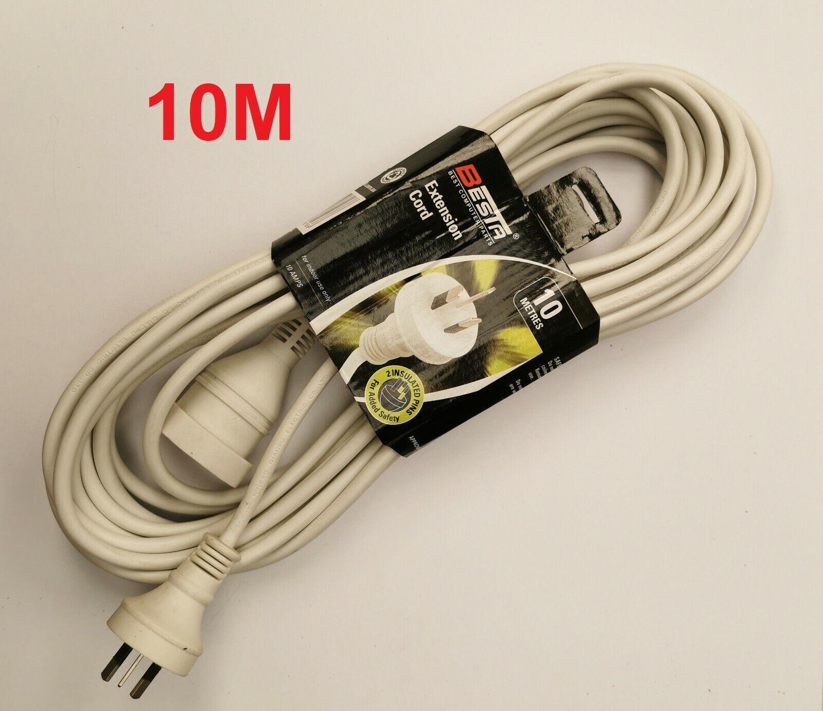 7m 10m Power Extension Cord Lead Cable SAA Approved 10 AMPs load - BESTA