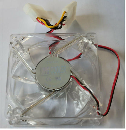 Color Case Fan 12V DC 80mm PC Molex 4-Pin Cooling Fan 25mm Thick - BESTA