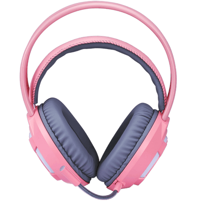 PINK RGB LED Gaming Headset Stereo Surround 7.1 PC Computer Headphone Mic HG8936 - BESTA
