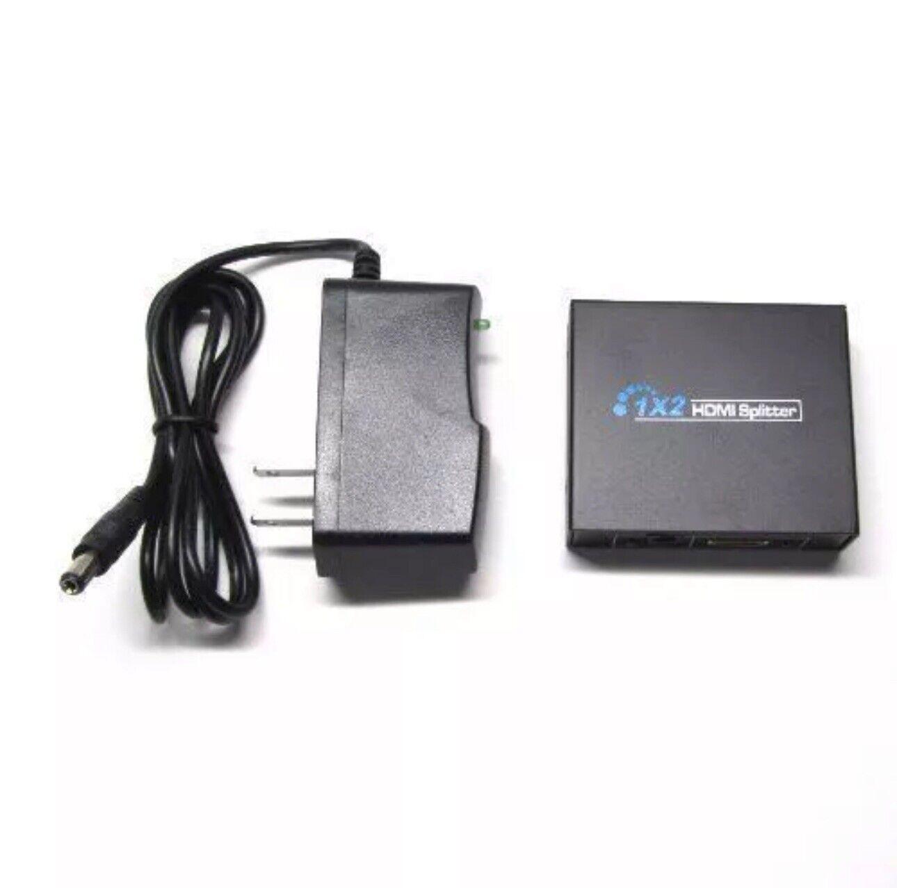 1x2 Ports 1.4 HD 1080P HDMI Splitter 1.4 3D Switch Switcher adapter For HDTV PS3 - BESTA
