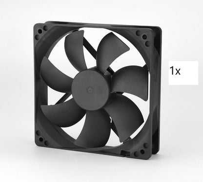 Case Fan 120mm 12cm PC Case Fan 4Pin Molex 12V DC Computer Case Cooling Fan BULK - BESTA