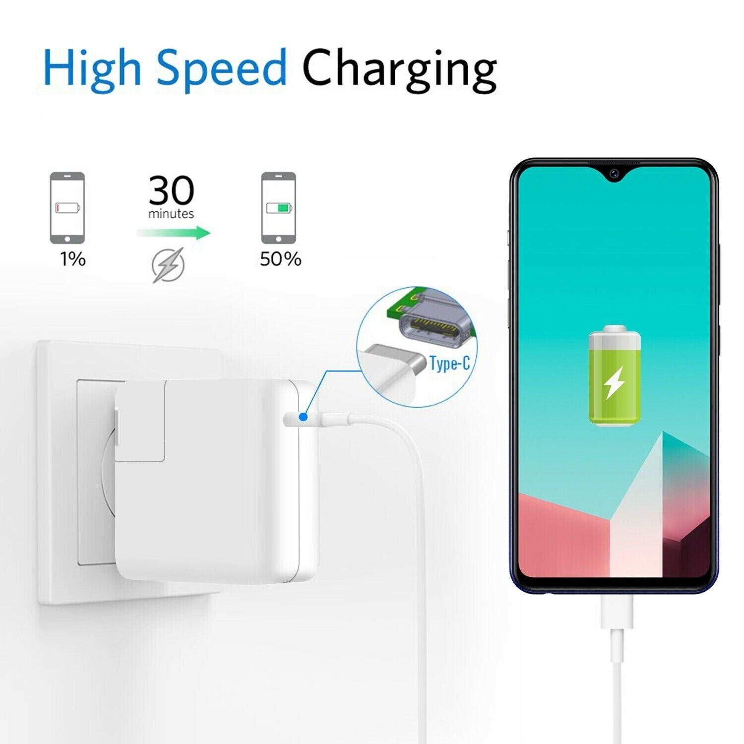96W USB-C Type-C Laptop Charger Adapter For Aple Macbok Pro 16 Inch 2019 A2141 - BESTA