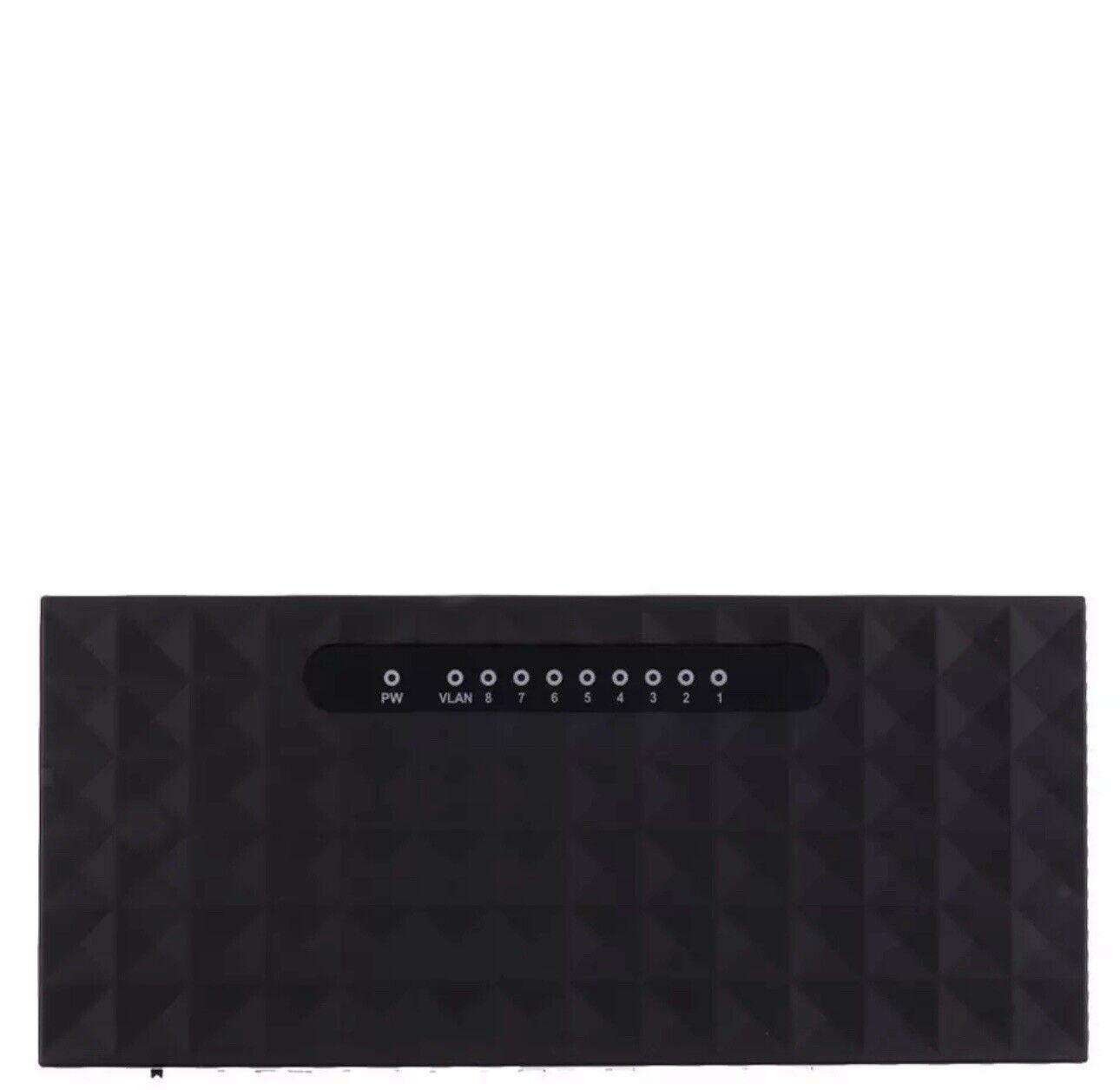 8Port Fast Ethernet Internet Switch VLAN Hub LAN Network Splitter Adapter - BESTA