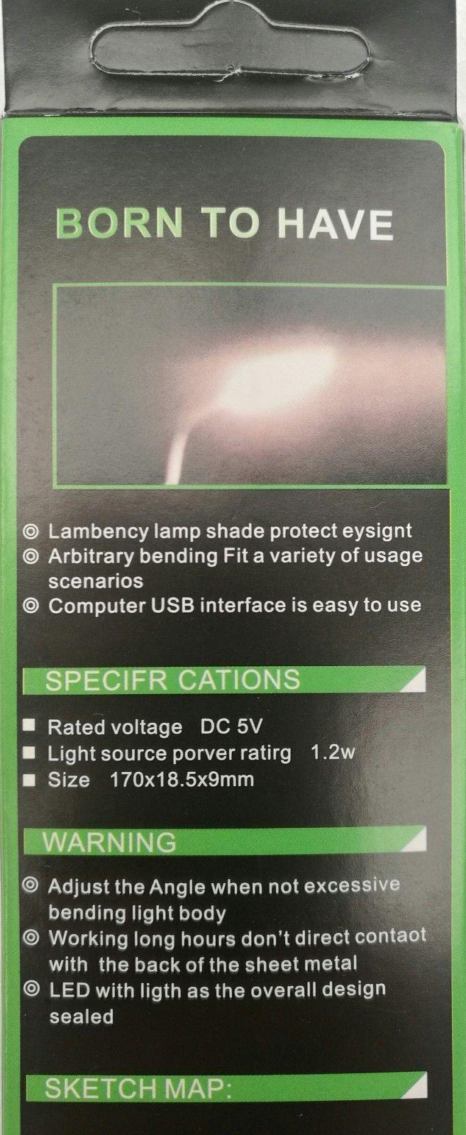 2x USB LED Light for reading - BESTA