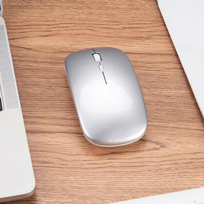 2.4GHz Wireless Dual Mode Charging Mouse for Computer Notebook Office (White) - BESTA