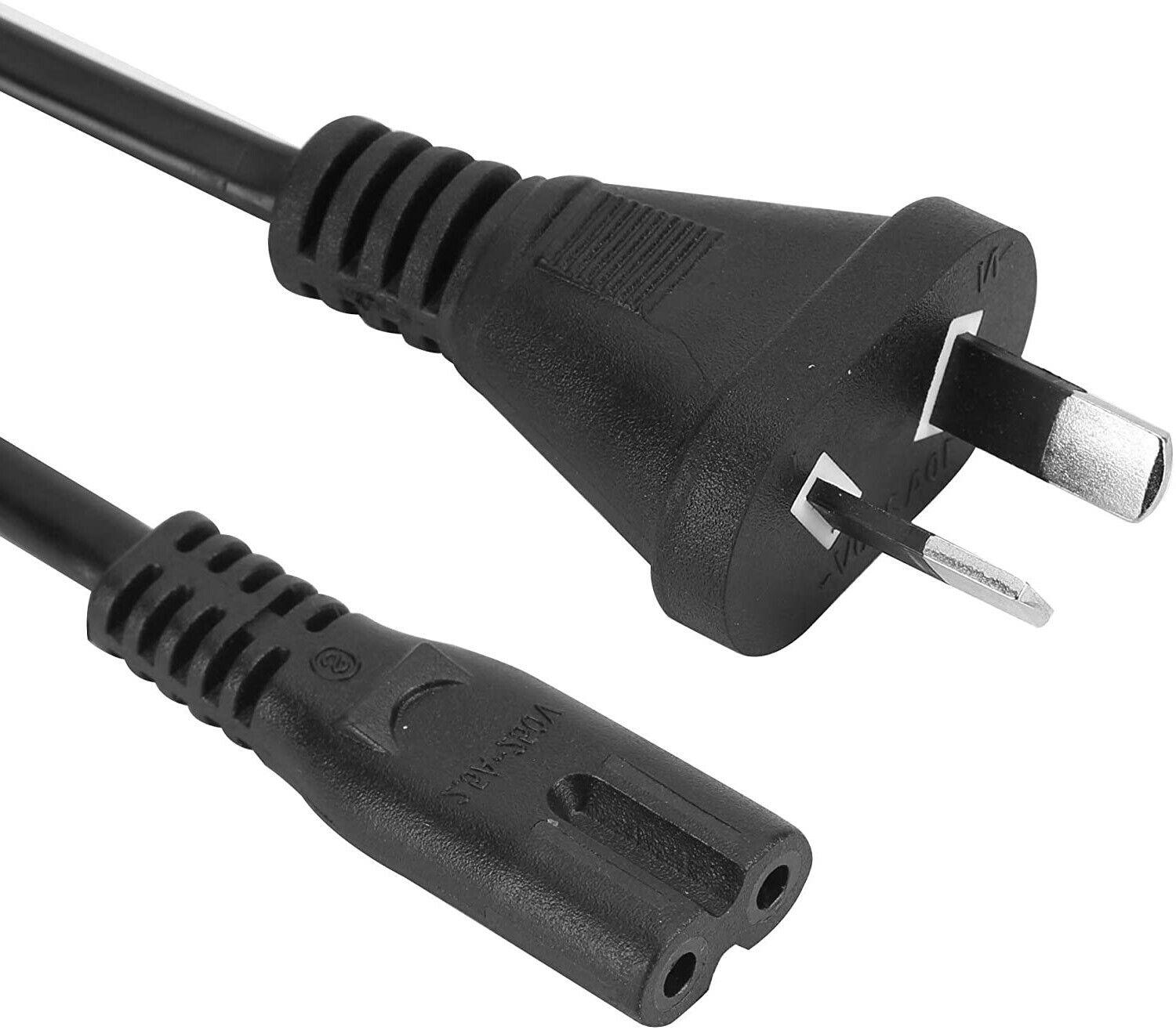 AUS AC IEC 320-C7 2-Pin Laptop charger cord PS2 Power Supply Cord Lead Cable - BESTA