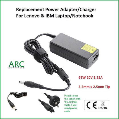 20V 3.25A 65W OEM AC Power Adapter Tip Size 5.5 x 2.5mm for LENOVO/IBM Laptop - BESTA