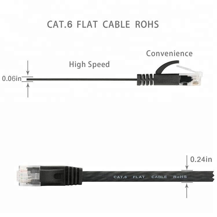CAT6 LENOVO RJ45 Ethernet Network Flat Colour Cable Patch Lead 10M/15M/30M - BESTA