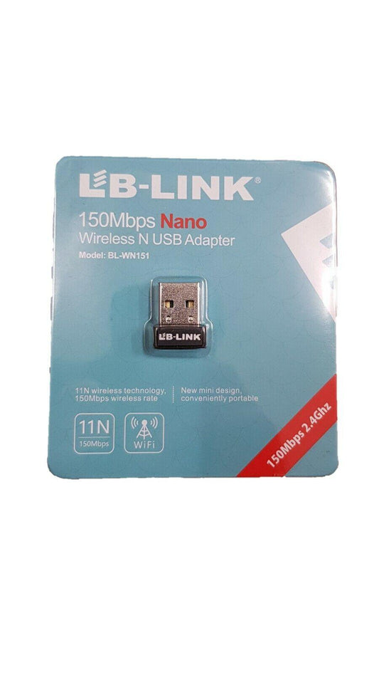 USB Wireless WiFi Adapter Nano 802.11n Network Dongle 150Mbps For PC Laptop - BESTA