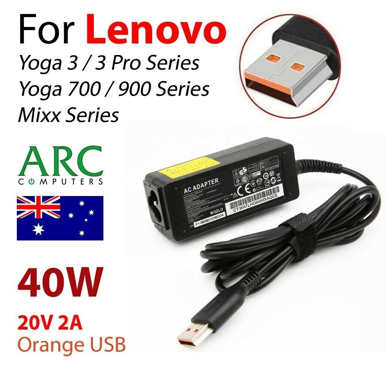 40W 20V 2A OEM AC Power Adapter Tip Size YOGA 3 for LENOVO/IBM Laptop AU - BESTA