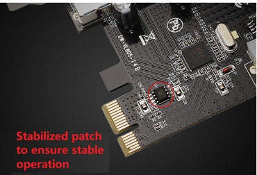 PCI Express PCIE to 4 ports USB 3.0 Card Adapter with UASP - SATA power - BESTA