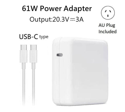 30W 61W 87W 96W USB-C Power Adapter Charger Type-C for Apple Macbook Pro Laptop - BESTA