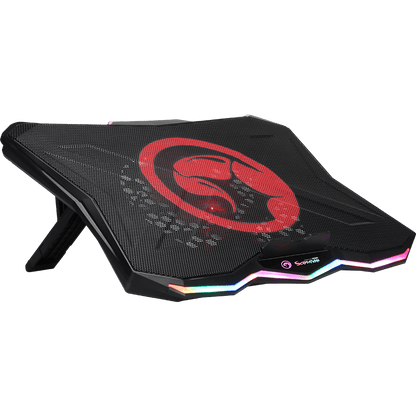RGB LED Scorpion Gaming 17” LAPTOP COOLING PAD FAN STANDMARVO FN-40 - BESTA