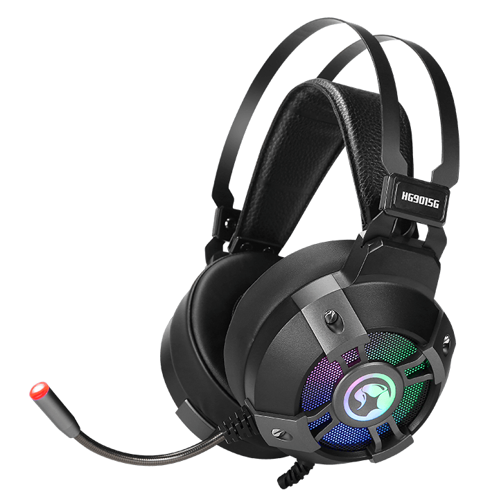 USB RGB LED Gaming Headset Stereo Surround 7.1 PC Computer Headphone Mic HG9015G - BESTA