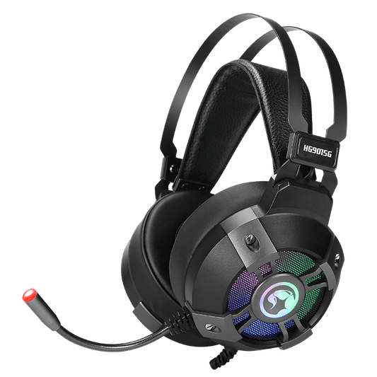USB RGB LED Gaming Headset Stereo Surround 7.1 PC Computer Headphone Mic HG9015G - BESTA