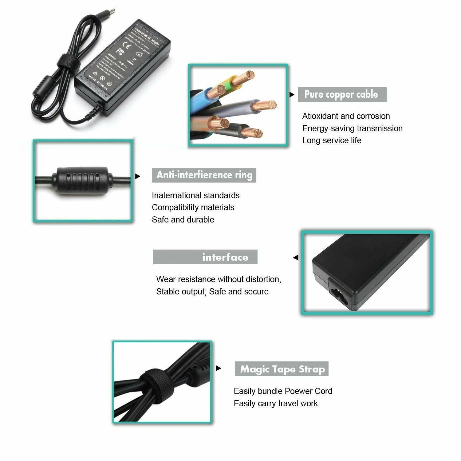 Laptop Charger AC Power Adapter For HP Pavilion DV4 DV5 DV6 DV7 Envy G42 Probook - BESTA