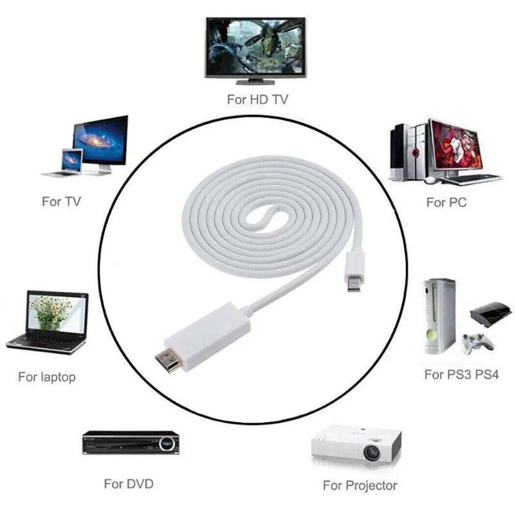 Mini Display Port DP to HDMI Adapter Cable for Air Mac MacBook Pro Thunderbolt - BESTA