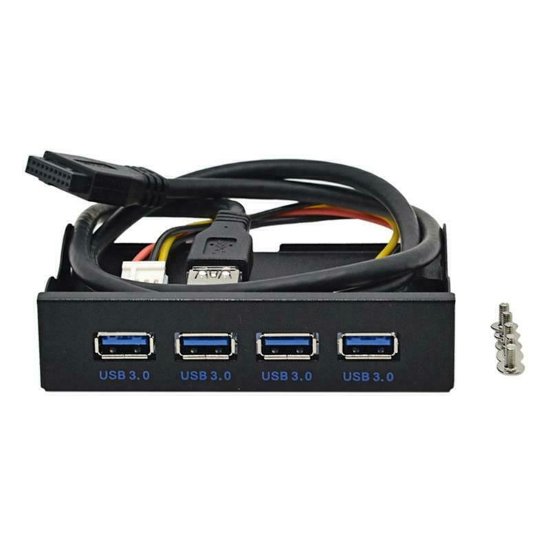 3.5" Bay Front Panel to USB 3.0 4-Port hub 19pin 20Pin Motherboard - BESTA