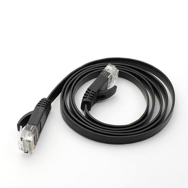 Lenovo CAT6 RJ45 Ethernet Network Flat Colour Cable Patch Lead 1m/2m/3m/5m - BESTA