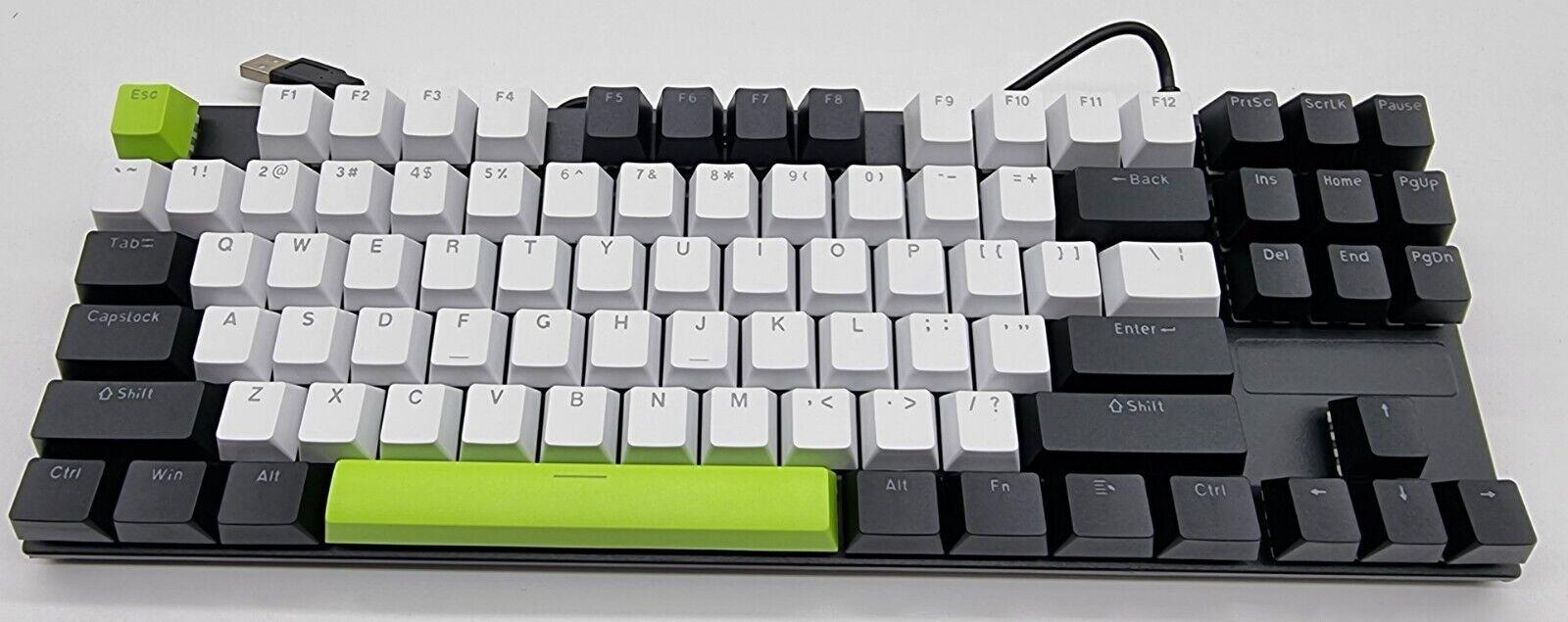 Wired True Mechanical Gaming Keyboard 87 Keys RGB Backlit For PC PS4 - BESTA