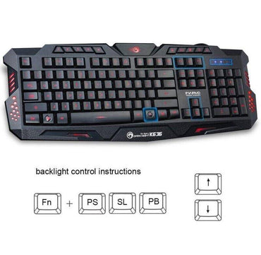 Marvo Scorpion K636 gaming keyboard 1ms response USB wired - BESTA