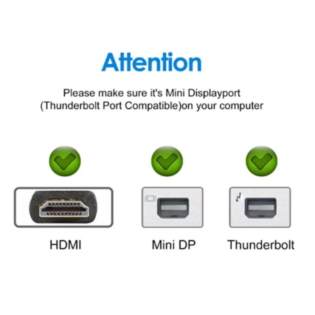 Mini Display Port DP to HDMI Adapter Cable for Air Mac MacBook Pro Thunderbolt - BESTA
