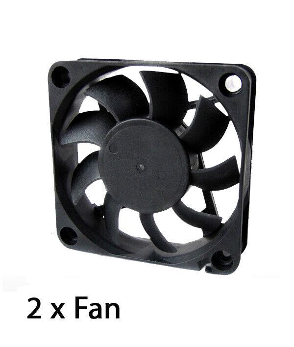 Case Fan 12V DC 60mm PC Case Fans 4 Pin Molex Ball Bearing Computer Cooling Fan - BESTA