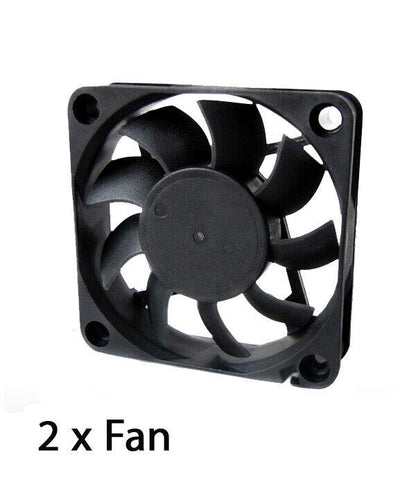 Case Fan 12V DC 60mm PC Case Fans 4 Pin Molex Ball Bearing Computer Cooling Fan - BESTA