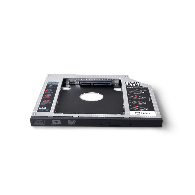 2nd HDD Caddy 9.0mm 9.5mm 12.7mm 2.5" HDD SATA Adapter For Laptop CD/DVD-ROM - BESTA
