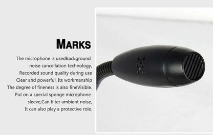 Somic Desktop Microphone 3.5mm Wired Plug and Play Speech Chat for Laptop PC - BESTA