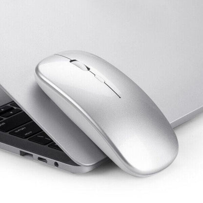 2.4GHz Wireless Dual Mode Charging Mouse for Computer Notebook Office (White) - BESTA