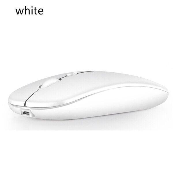 2.4GHz Wireless Dual Mode Charging Mouse for Computer Notebook Office (White) - BESTA