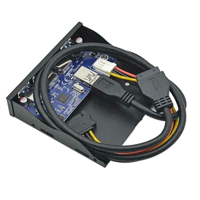 3.5" Bay Front Panel to USB 3.0 4-Port hub 19pin 20Pin Motherboard - BESTA