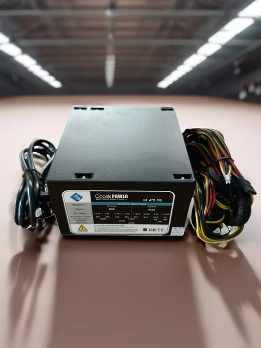 Cooler Power GX550 eXtreme 550W ATX 80 plus Power Supply with 6pin 8pin PCIe