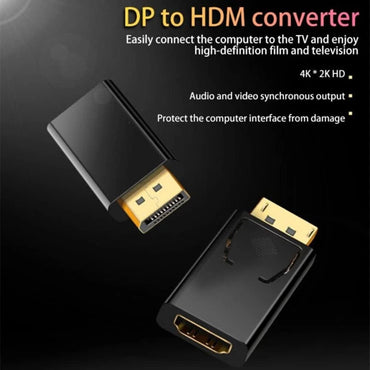 Display Port to HDMI Male Female Adapter Converter Connector 4K Displayport DP