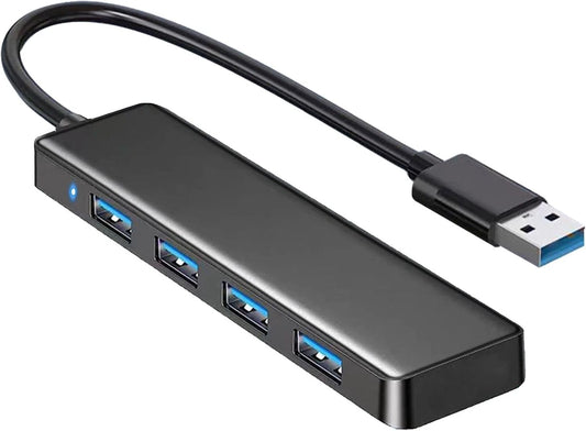 USB 3.0 Hub, 4-Port USB Hub USB Splitter USB Expander for Laptop, Xbox
